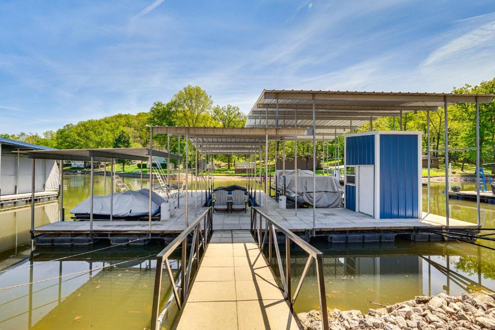 Private Dock and Deck Waterfront Camdenton Home!